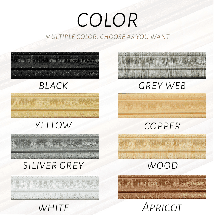 3D Wall Decor Edging Strip Home ChestnutFive
