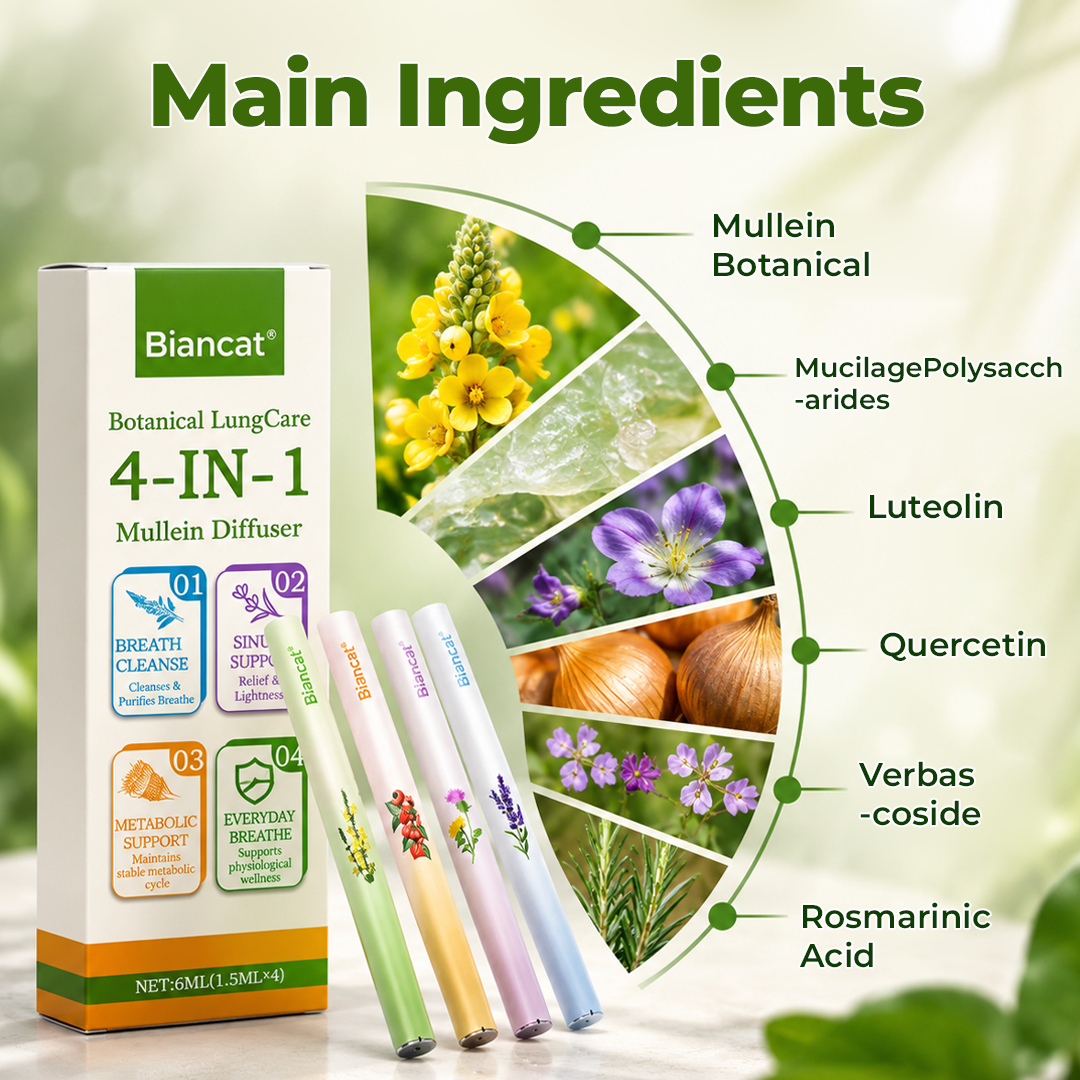 Biancat® Botanical LungCare 4-in-1 Mullein Diffuser