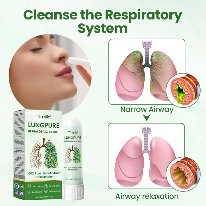 Timilk® LungPure Herbal Detox Inhaler