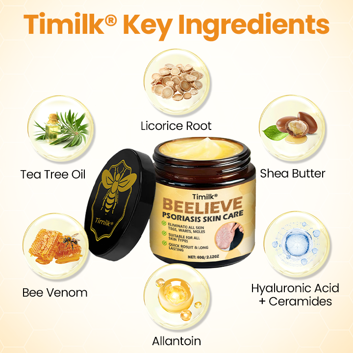 Timilk®BeeLieve Psoriasis Skin Care