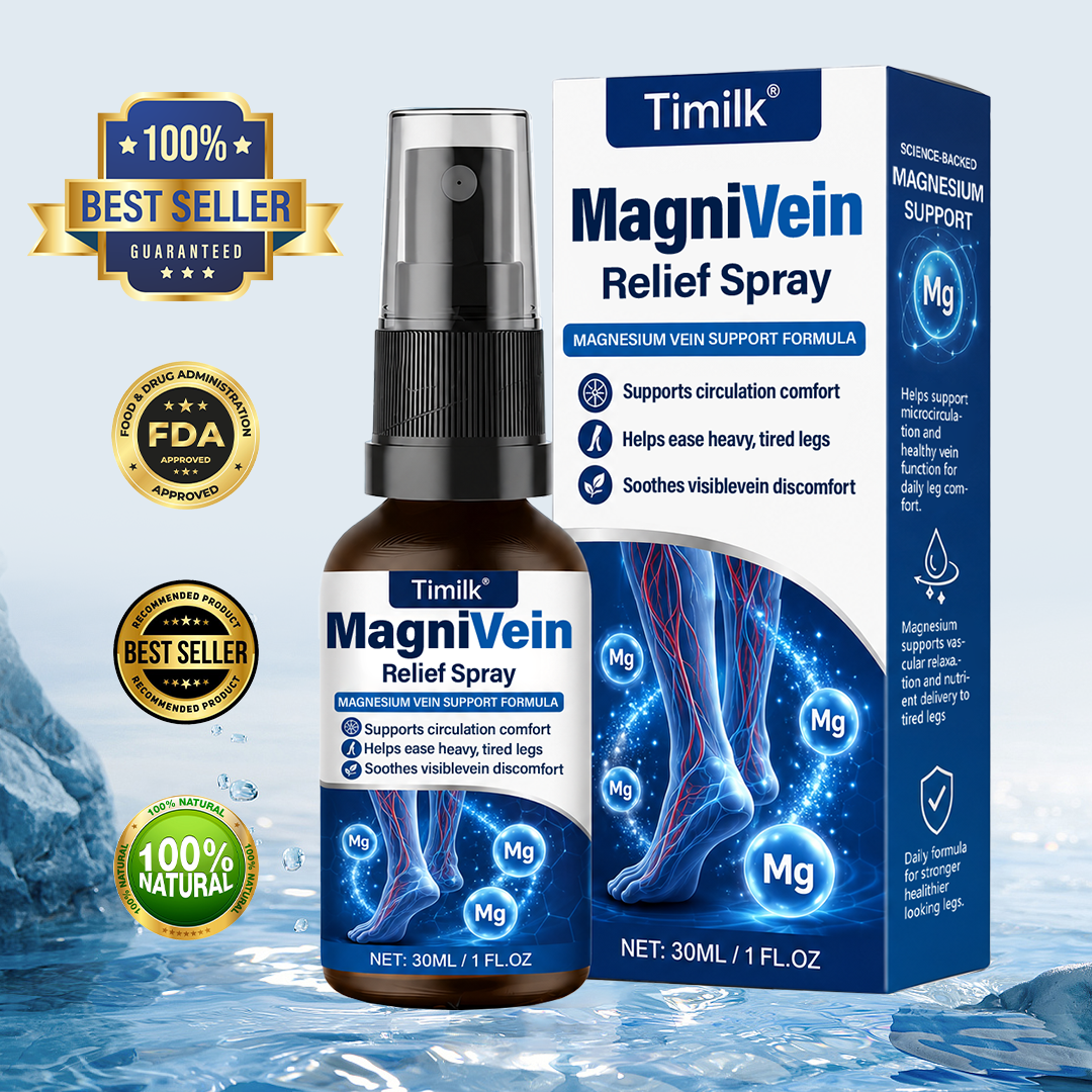 💙Official Store: Timilk® MagniVein Relief Spray 🦵 (Helps ease heavy, swollen legs, supports circulation comfort, soothes visible vein discomfort, and refreshes overworked legs)