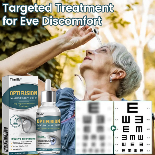 Timilk® OptiFusion Nano Eye Drops Serum—Nano Technology Restores Clear Vision,  No Glasses, No Surgery