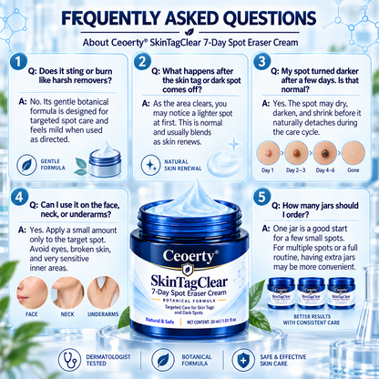 Ceoerty® SkinTagClear 7-Day Spot Eraser Cream-