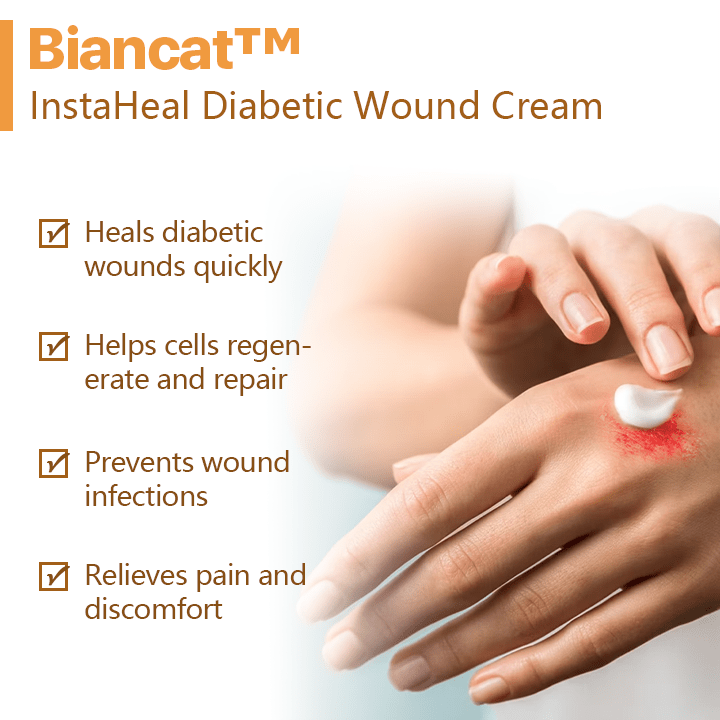 Biancat™ InstaHeal Diabetic Wound Cream English XLJJ 