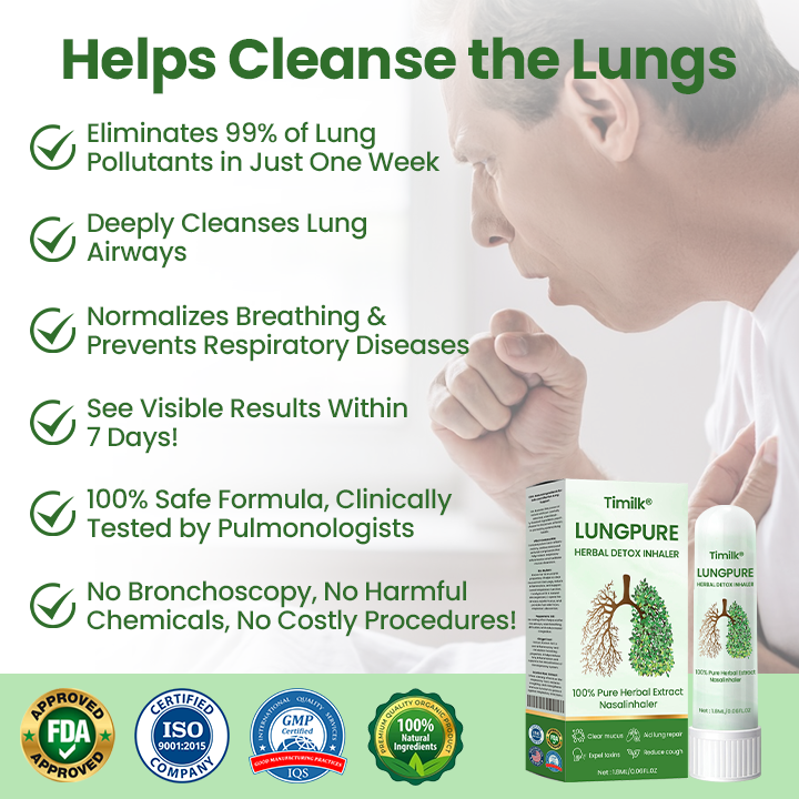 Timilk® LungPure Herbal Detox Inhaler