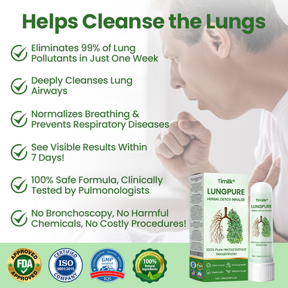 Timilk® LungPure Herbal Detox Inhaler