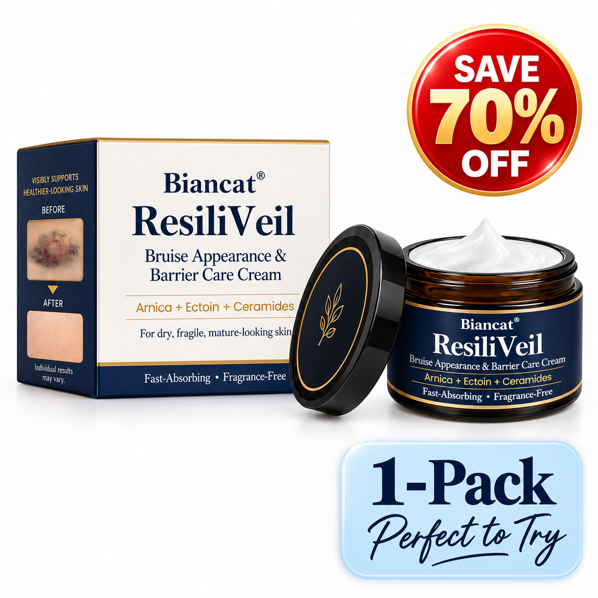 Biancat® ResiliVeil Bruise Appearance Barrier Care Cream-